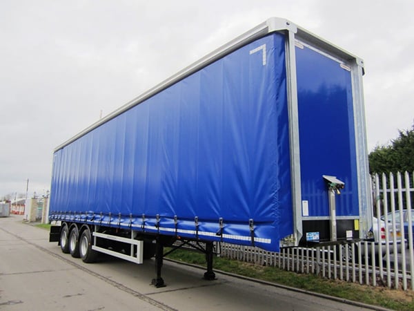 blue Montracon trailer